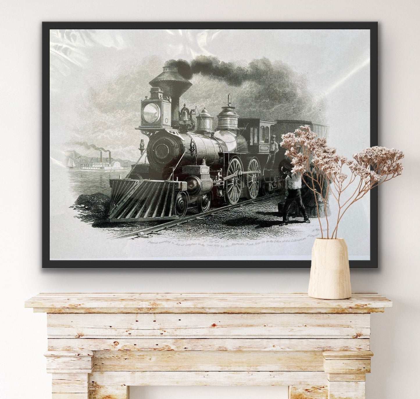 Train Locomotive Print Billies Inks ScentiMelti Wax Melts