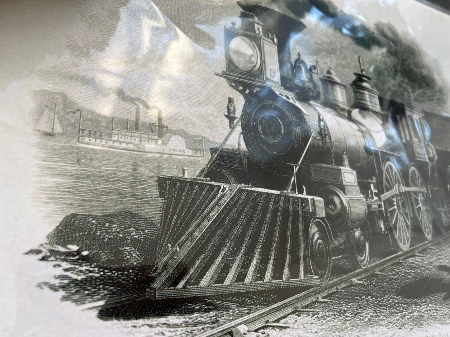 Train Locomotive Print Billies Inks ScentiMelti Wax Melts