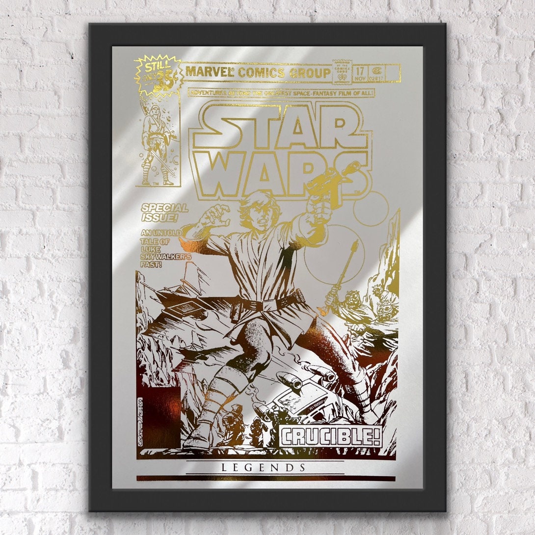 Star Wars Comic Cover Foil Print Billies Inks ScentiMelti Wax Melts