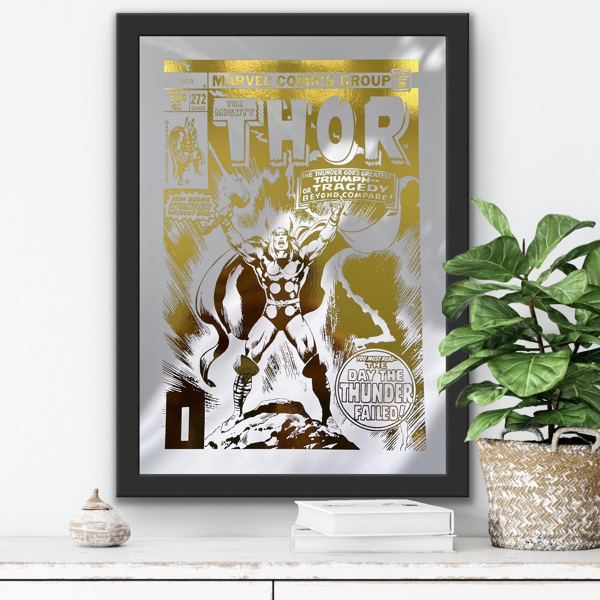 Thor Comic Cover Foil Print Billies Inks ScentiMelti Wax Melts