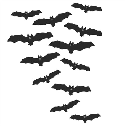 Bat Window Decorations, Static Cling Sets Of Halloween Bats - ScentiMelti Home Fragrance, Beauty & Gifts UK