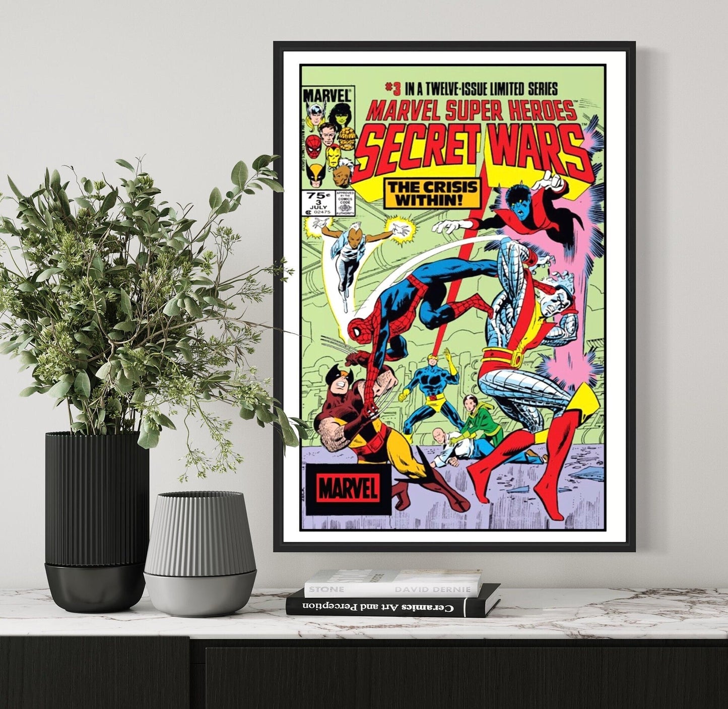 Set of 3 Secret Wars Comic Covers, Edition 1, 2 & 3 Billies Inks ScentiMelti Wax Melts