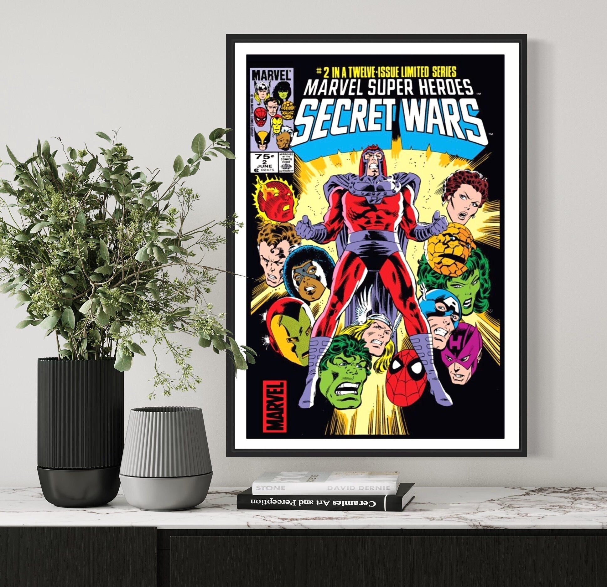 Set of 3 Secret Wars Comic Covers, Edition 1, 2 & 3 Billies Inks ScentiMelti Wax Melts