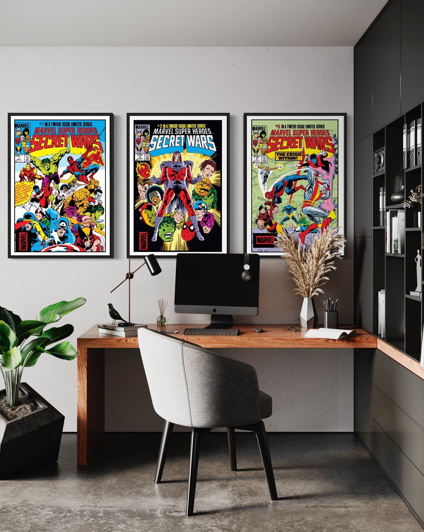 Set of 3 Secret Wars Comic Covers, Edition 1, 2 & 3 Billies Inks ScentiMelti Wax Melts