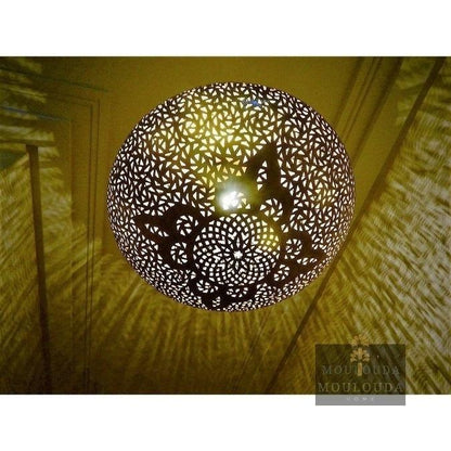 Oval Ceiling Light, Nice and Clean Design, Moroccan Lighting, Art Déco Ceiling Mediation Chandelier - ScentiMelti Home Fragrance, Beauty & Gifts UK