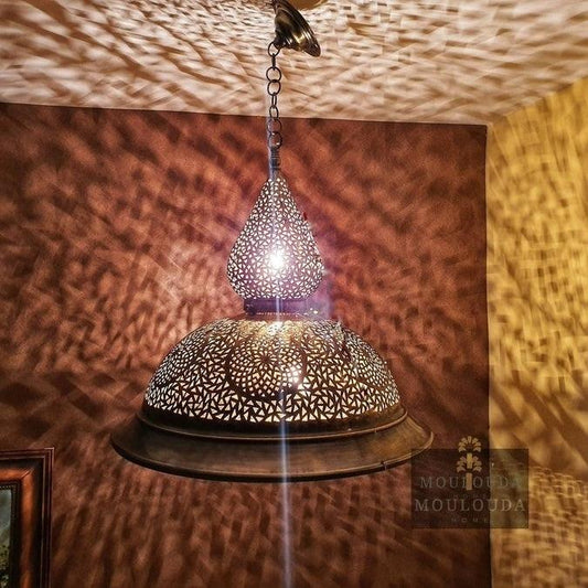 Moroccan Art Deco Chandelier, Handmade Crafts, Boho Lighting, Morocco lamp - ScentiMelti Home Fragrance, Beauty & Gifts UK