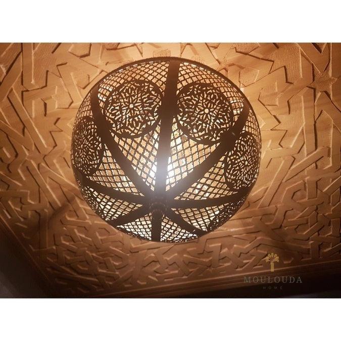 Elegant Ceiling Light, Art Deco Design Lamp, Oriental Morocco Lighting, Traditional Handmade lamp - ScentiMelti Home Fragrance, Beauty & Gifts UK