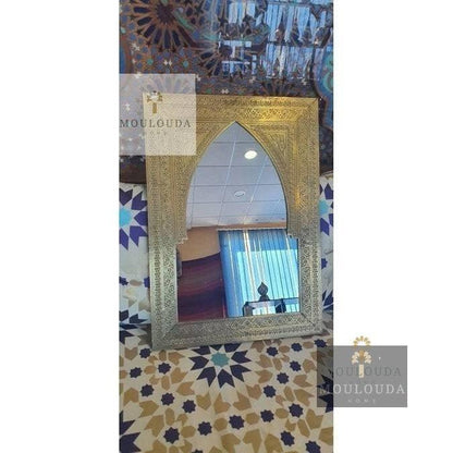 Moroccan Mirror, Floor Mirror, Brass Mirror, Art deco Mirror, 3 sizes and 2 colors available Moulouda Home ScentiMelti Wax Melts