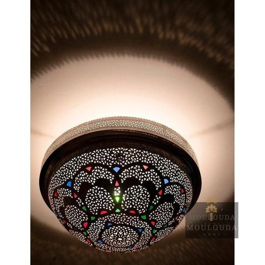 Moroccan Chandelier, Copper Chandelier, Art deco ceiling light, boho lighting, Designer lamp 3 Sizes Available - ScentiMelti Home Fragrance, Beauty & Gifts UK