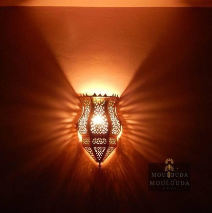 Morocco Wall Lamp - Moroccan Design light  - éclairage -  luminaire - Boho Lighting - wall Light - Wall Decor - Art Deco Light Moulouda Home ScentiMelti Wax Melts