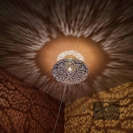 Moroccan Chandelier, pendant light, Moroccan design, handmade chandelier lighting, designer lamp, 5 colors available - ScentiMelti Home Fragrance, Beauty & Gifts UK