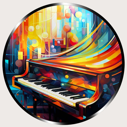 Illuminated Wall Art - Abstract Piano - ScentiMelti Home Fragrance, Beauty & Gifts UK