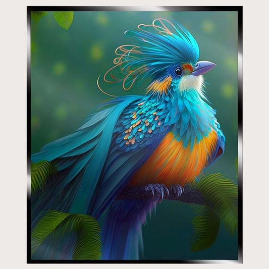 Illuminated Wall Art - Blue Bird - ScentiMelti Home Fragrance, Beauty & Gifts UK