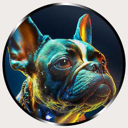 Illuminated Wall Art - Bulldog - ScentiMelti Home Fragrance, Beauty & Gifts UK