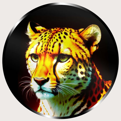 Illuminated Wall Art - Cheetah - ScentiMelti Home Fragrance, Beauty & Gifts UK