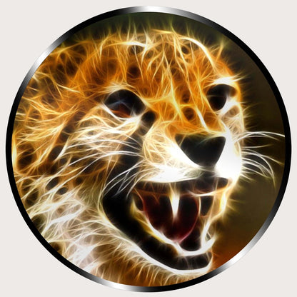 Illuminated Wall Art - Cheetah 2 - ScentiMelti Home Fragrance, Beauty & Gifts UK