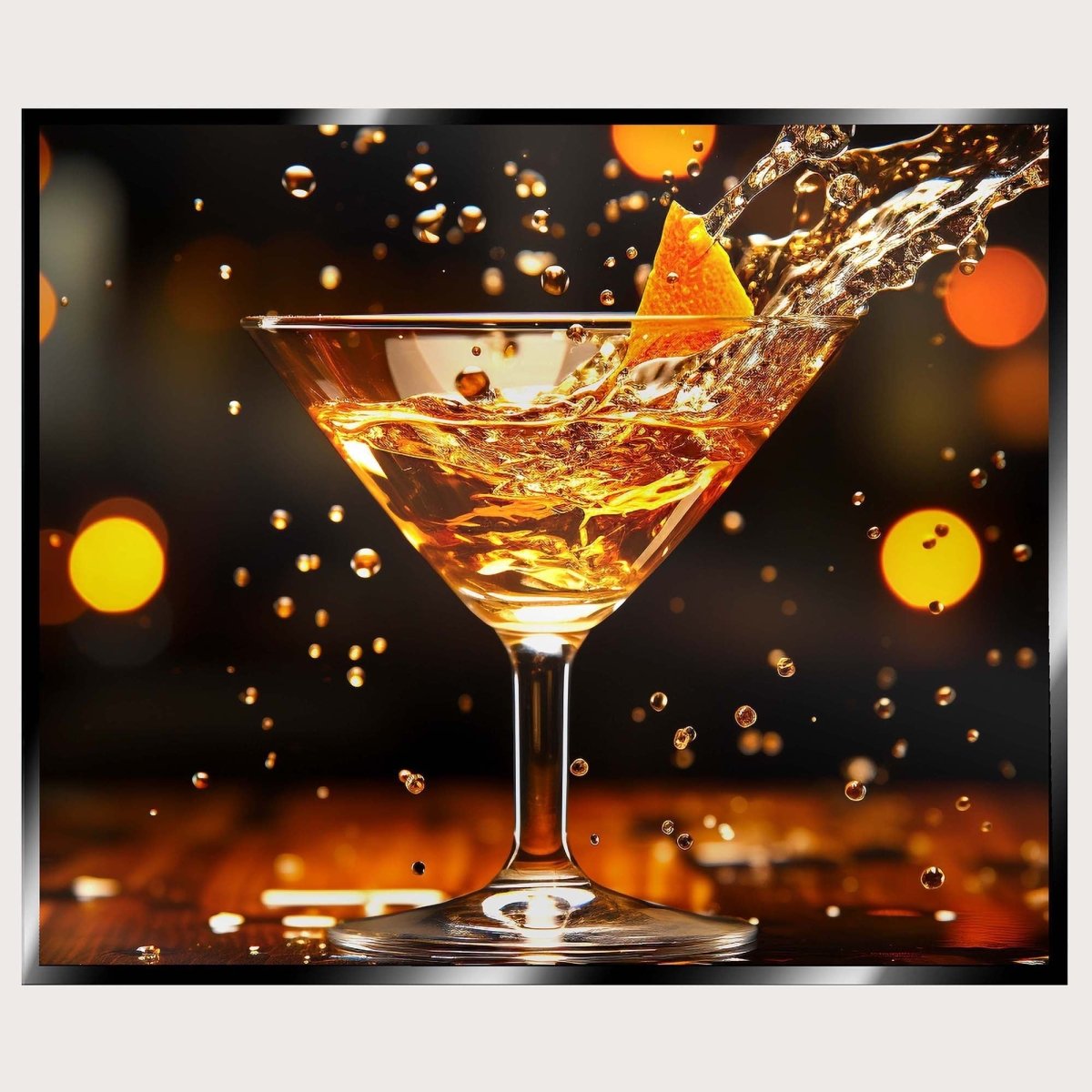 Illuminated Wall Art - Cocktail - ScentiMelti Home Fragrance, Beauty & Gifts UK