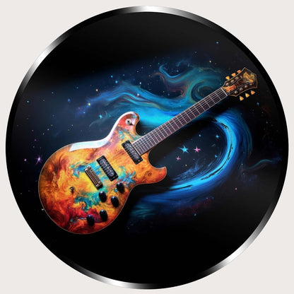 Illuminated Wall Art - Cosmic Guitar - ScentiMelti Home Fragrance, Beauty & Gifts UK