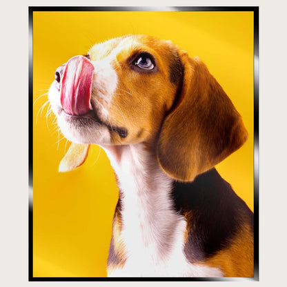 Illuminated Wall Art - Cute Beagle - ScentiMelti Home Fragrance, Beauty & Gifts UK