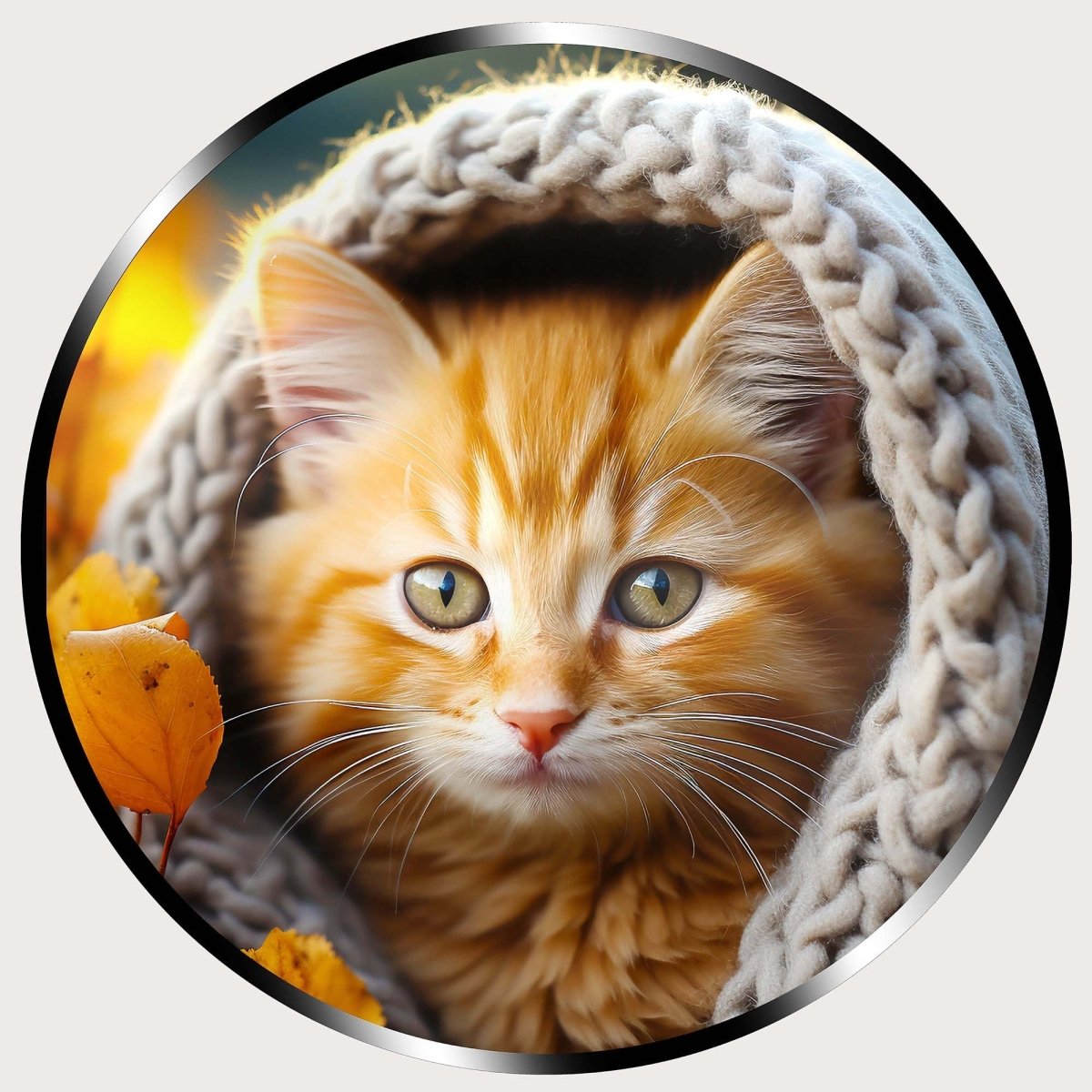 Illuminated Wall Art - Cute Kitten - ScentiMelti Home Fragrance, Beauty & Gifts UK