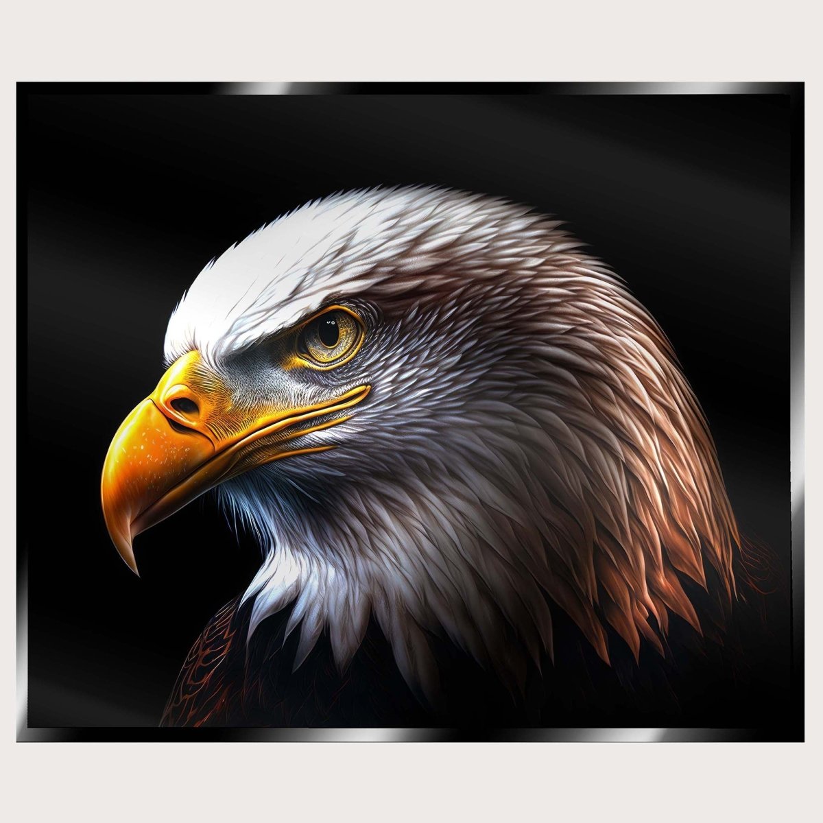 Illuminated Wall Art - Eagle 2 - ScentiMelti Home Fragrance, Beauty & Gifts UK