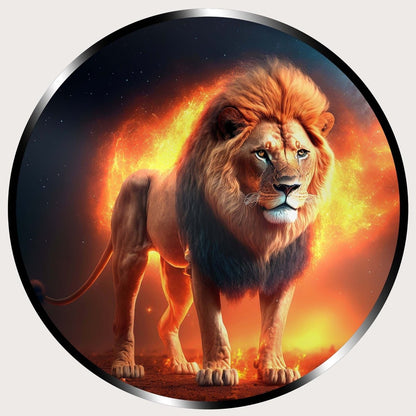 Illuminated Wall Art - Fantastic Lion - ScentiMelti Home Fragrance, Beauty & Gifts UK