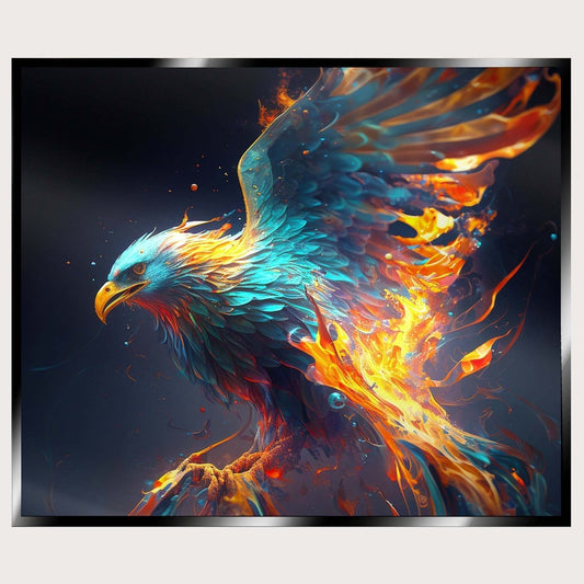 Illuminated Wall Art - Flying Eagle - ScentiMelti Home Fragrance, Beauty & Gifts UK