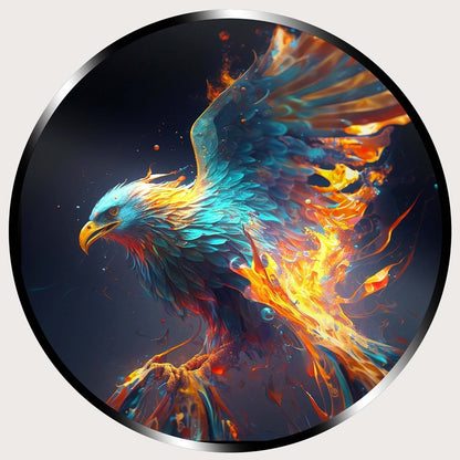 Illuminated Wall Art - Flying Eagle - ScentiMelti Home Fragrance, Beauty & Gifts UK