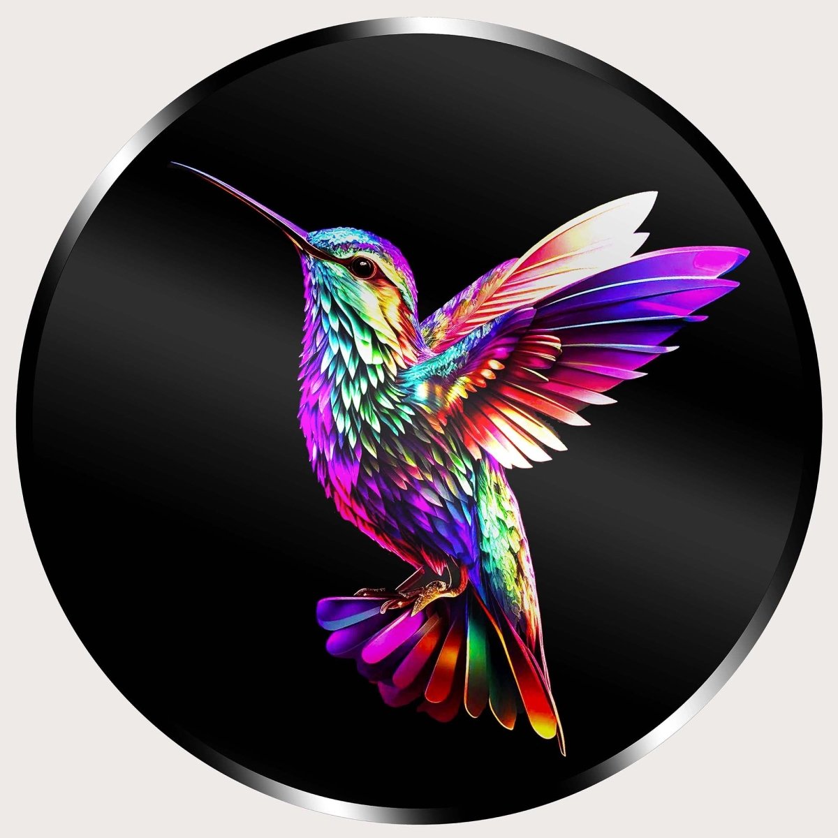 Illuminated Wall Art - Hummingbird - ScentiMelti Home Fragrance, Beauty & Gifts UK