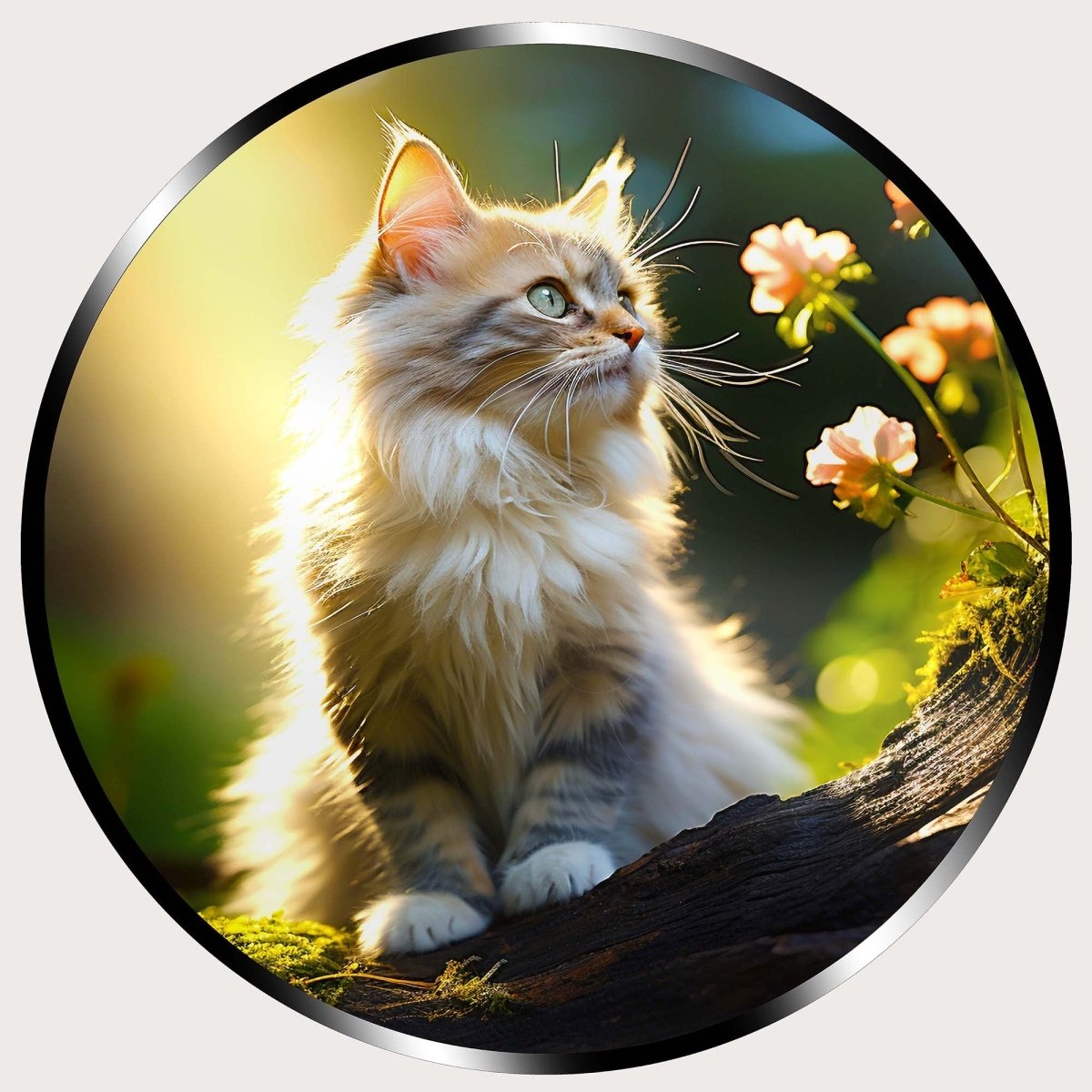 Illuminated Wall Art - Kitten - ScentiMelti Home Fragrance, Beauty & Gifts UK