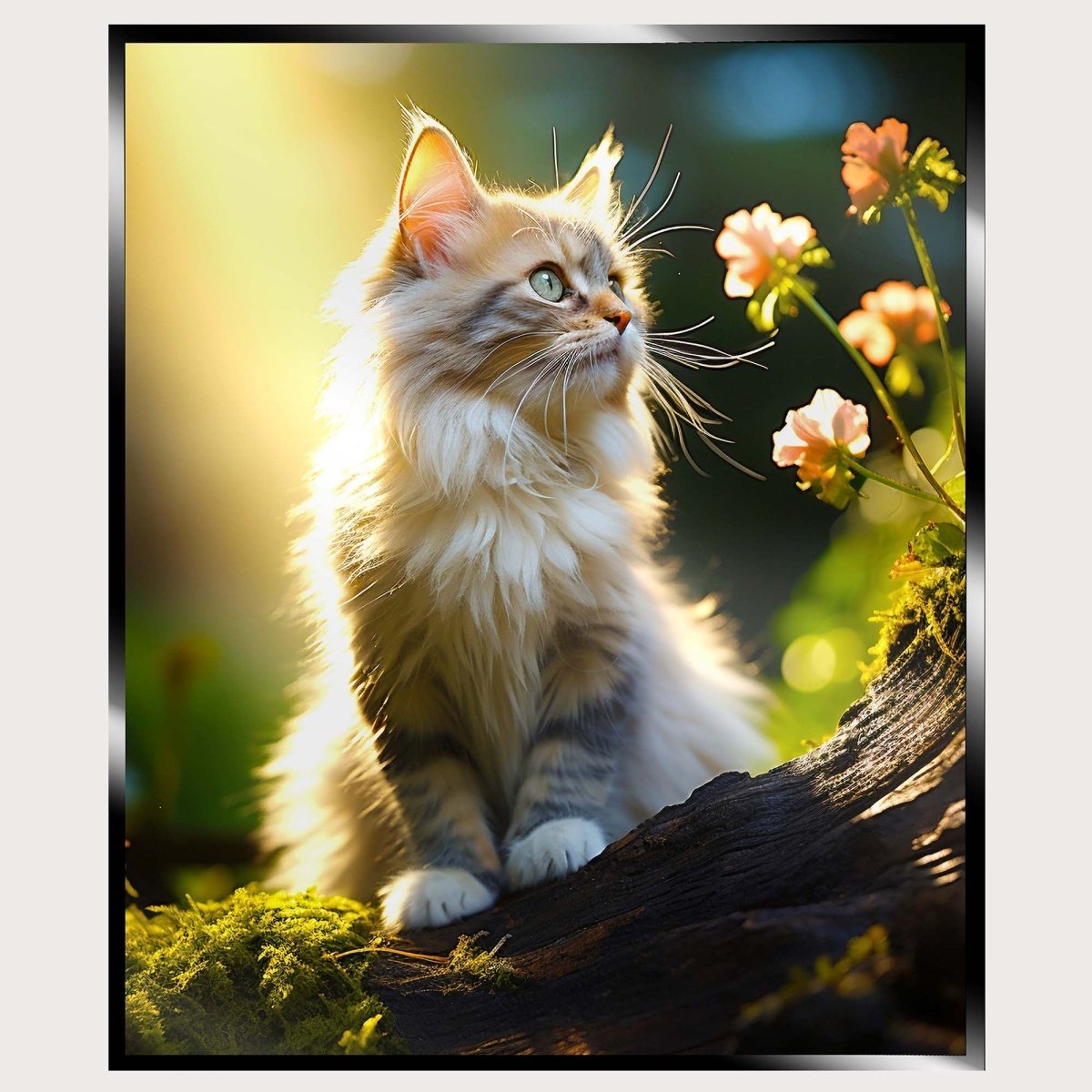 Illuminated Wall Art - Kitten - ScentiMelti Home Fragrance, Beauty & Gifts UK