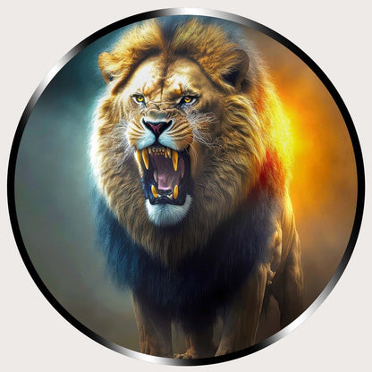 Illuminated Wall Art - Lion 2 - ScentiMelti Home Fragrance, Beauty & Gifts UK