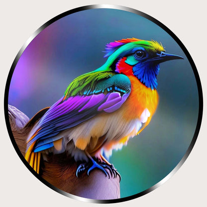 Illuminated Wall Art - Multicoloured Bird - ScentiMelti Home Fragrance, Beauty & Gifts UK