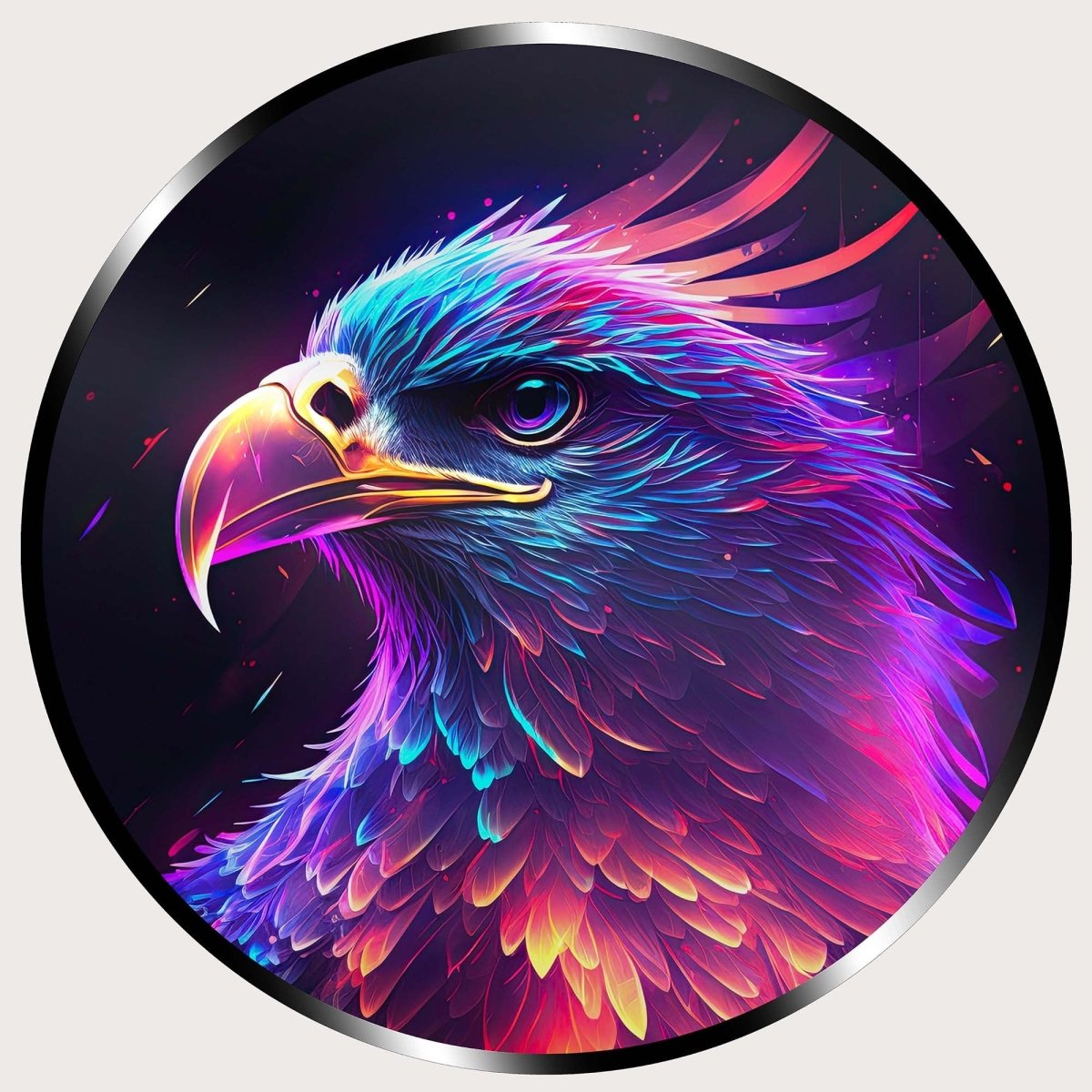 Illuminated Wall Art - Neon Eagle - ScentiMelti Home Fragrance, Beauty & Gifts UK