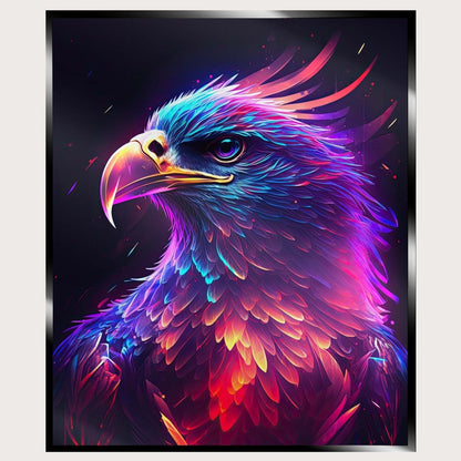 Illuminated Wall Art - Neon Eagle - ScentiMelti Home Fragrance, Beauty & Gifts UK