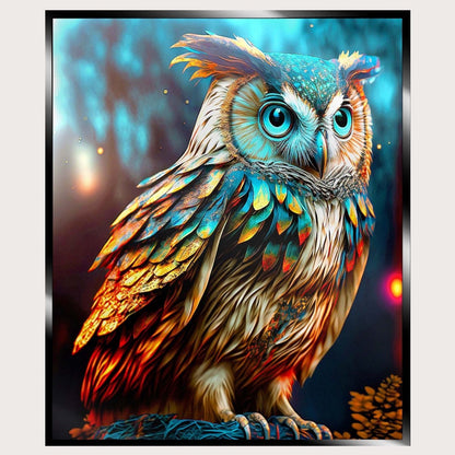 Illuminated Wall Art - Owl 2 - ScentiMelti Home Fragrance, Beauty & Gifts UK