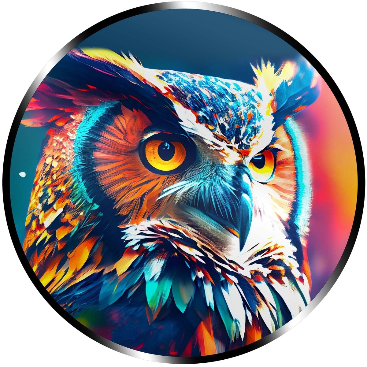 Illuminated Wall Art - Owl 3 - ScentiMelti Home Fragrance, Beauty & Gifts UK