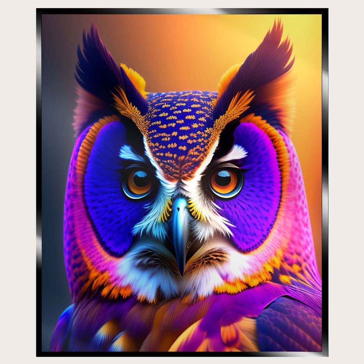 Illuminated Wall Art - Owl - ScentiMelti Home Fragrance, Beauty & Gifts UK