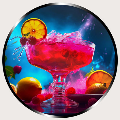 Illuminated Wall Art - Pink Cocktail - ScentiMelti Home Fragrance, Beauty & Gifts UK