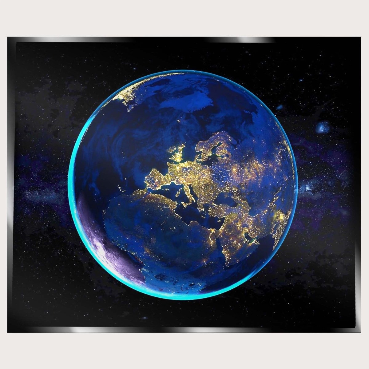 Illuminated Wall Art - Planet Earth - ScentiMelti Home Fragrance, Beauty & Gifts UK