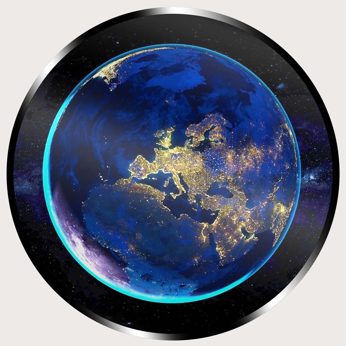 Illuminated Wall Art - Planet Earth - ScentiMelti Home Fragrance, Beauty & Gifts UK