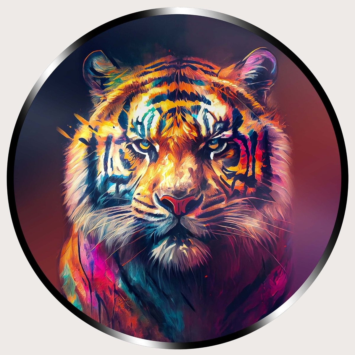 Illuminated Wall Art - Tiger 4 - ScentiMelti Home Fragrance, Beauty & Gifts UK