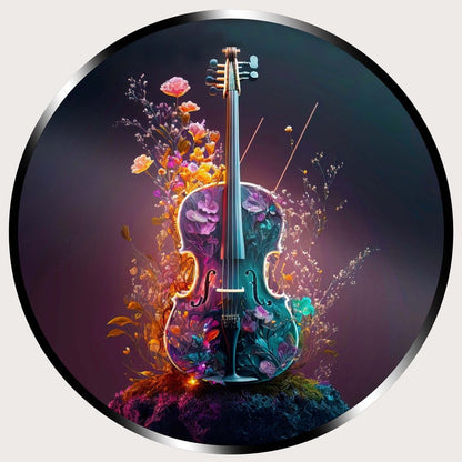 Illuminated Wall Art - Violin - ScentiMelti Home Fragrance, Beauty & Gifts UK