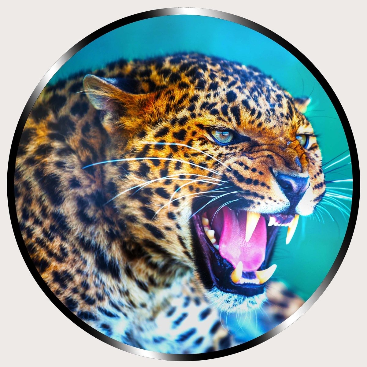 Illuminated Wall Art - Wild Jaguar - ScentiMelti Home Fragrance, Beauty & Gifts UK