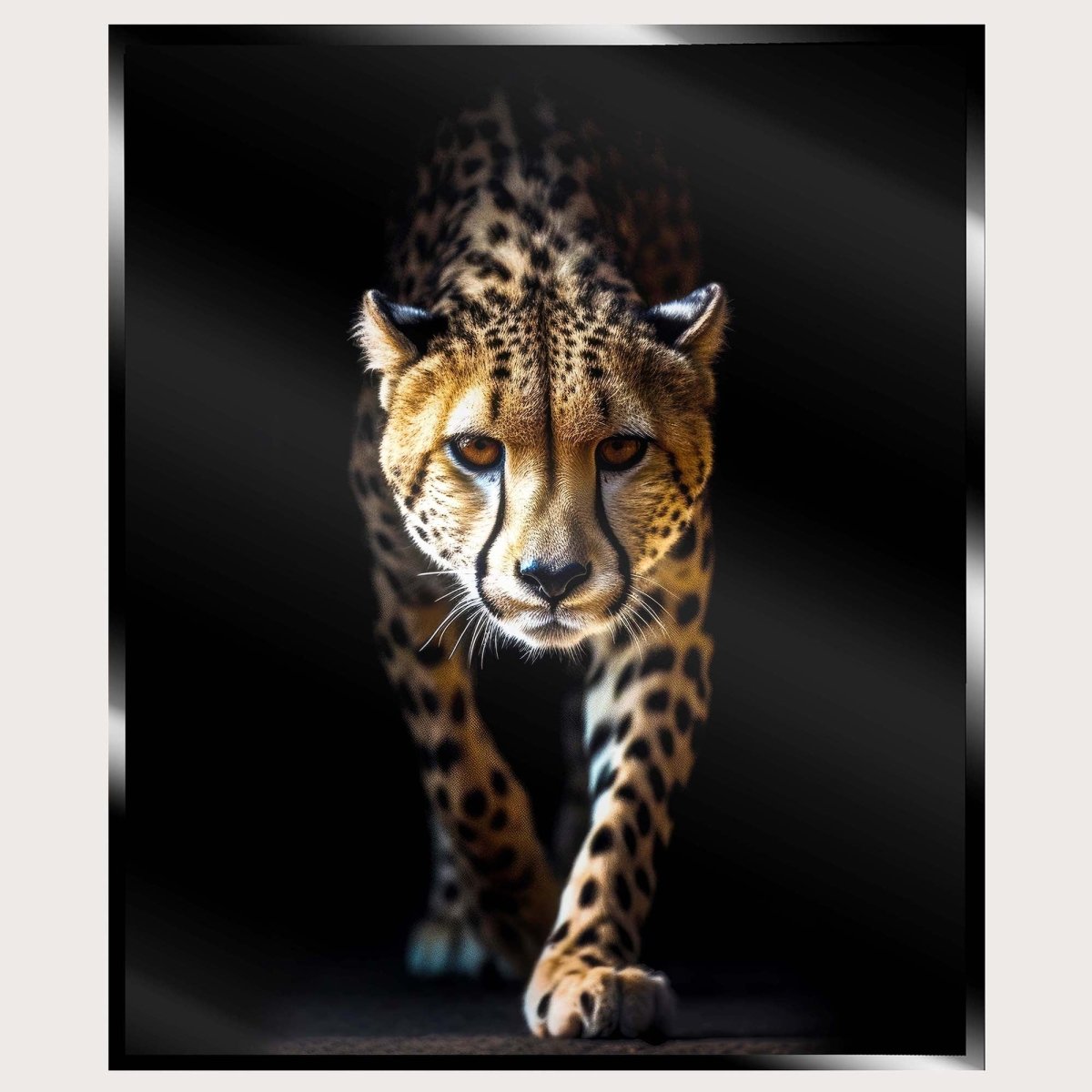 Illuminated Wall Art - Wild Leopard - ScentiMelti Home Fragrance, Beauty & Gifts UK