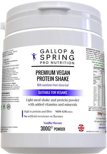 Premium Vegan Protein Shake (Vanilla) Gallop & Spring ScentiMelti Wax Melts