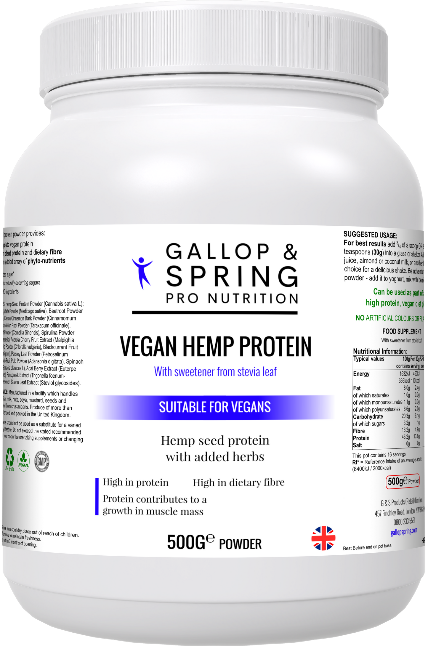 Vegan Hemp Protein Gallop & Spring ScentiMelti Wax Melts