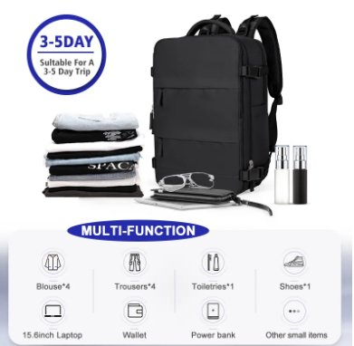 Large Size Backpack Multi Storage Travel Bag - ScentiMelti Home Fragrance, Beauty & Gifts UK