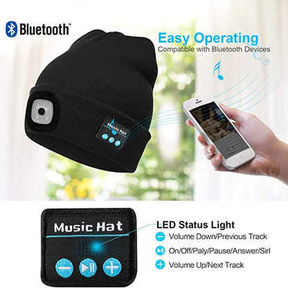 LED Hat With Stereo Headset - ScentiMelti Home Fragrance, Beauty & Gifts UK