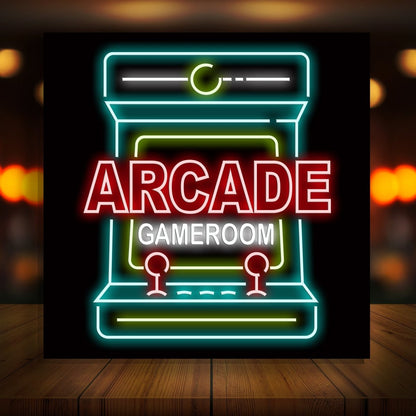 Personalised LED Neon Sign ARCADE madaboutneon ScentiMelti Wax Melts